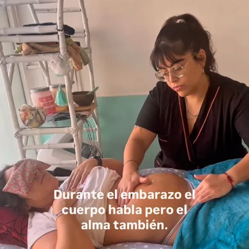 Masaje Pre natal (incluye drenaje linfático +maderoterapia) 