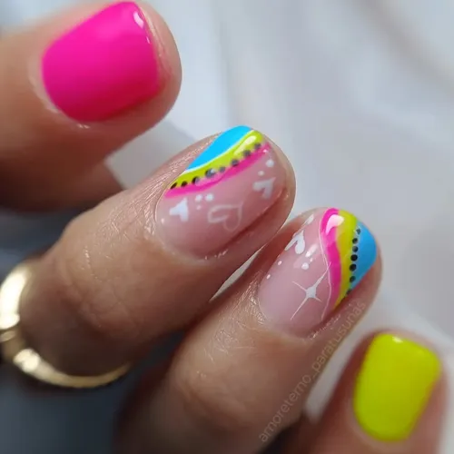 Esmaltado Semipermanente  + Nail Art