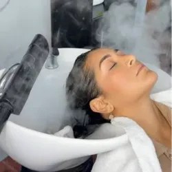 Nutrición Básica con Lámpara y Vapor en pelo corto con cantidad media 