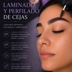 Laminado y diseño de cejas