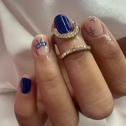 Esmaltado semipermanente con deco a elección