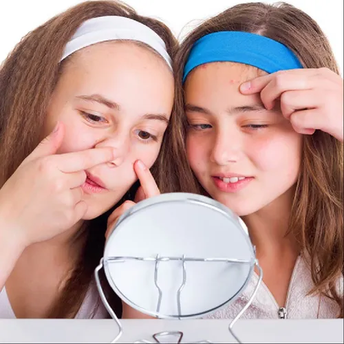 Teenager facial