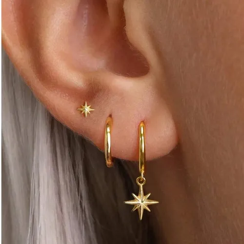 Lóbulo c/u (oreja) joyería incluida.