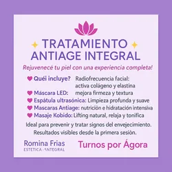 Tratamiento Facial Anti Age