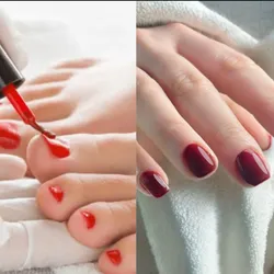 Esmaltado semi en manos y pies
