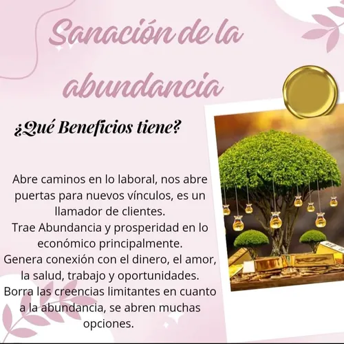 Sanación de la abundancia 