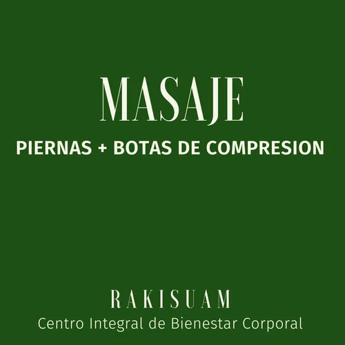 Masaje en Piernas + Botas de Compresión
