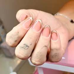 Esculpidas en polygel c/esmaltado