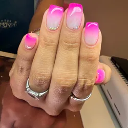 Service esmaltado semipermanente liso en manos