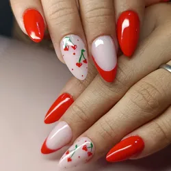 Uñas esculpidas con esmaltado Semipermanente
