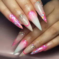 Uñas esculpidas fantasía (baby boomer, baby color, baby glam,etc)