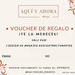 Me regalaron un voucher 💌