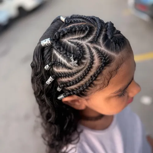 Trenzas frontales o laterales 