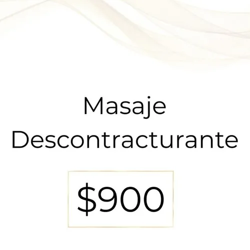 Masaje descontracturante
