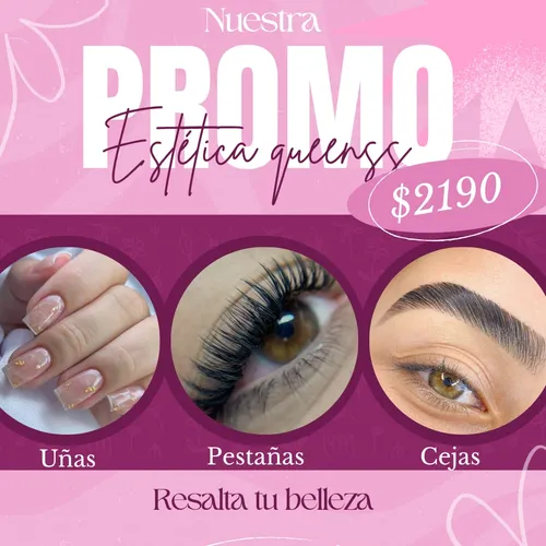 Promo uñas+pestañas+cejas