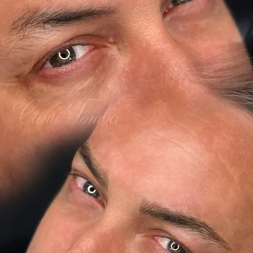 Micro de cejas masculina