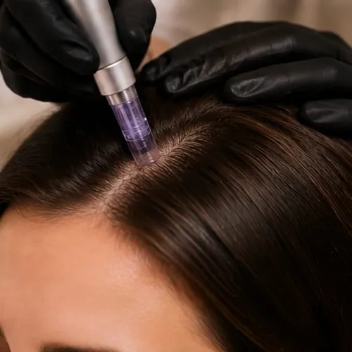 Microneedling capilar