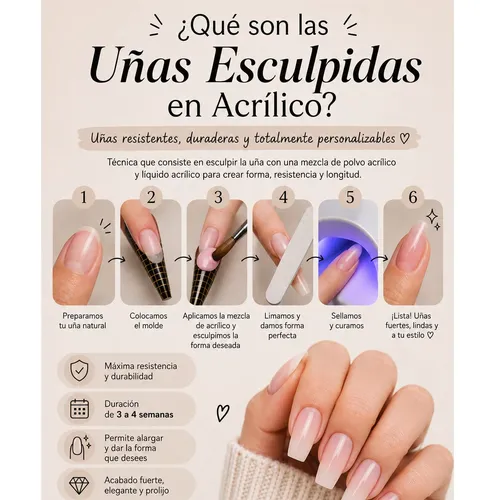 Esculpidas en Acrilico [hasta largo2]