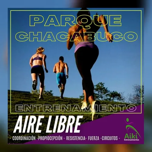 Entrenamiento Funcional Presencial en Parque Chacabuco-Abono Mensual por 8 clases-Proba 1 clase sin cargo