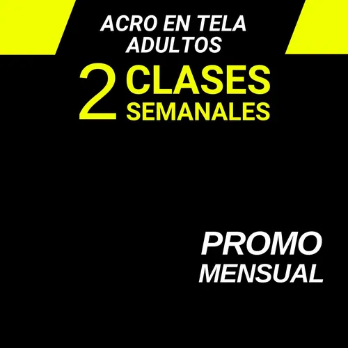 PROMO 2 ACRO EN TELA ADULTOS