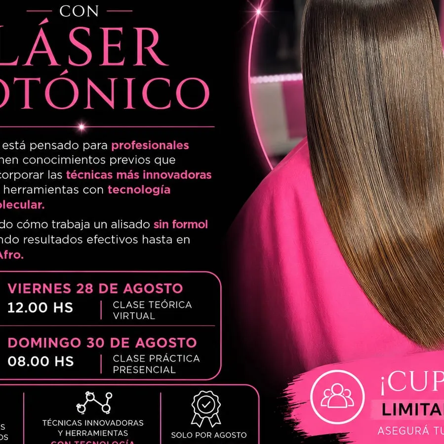 Taller nivel avanzados- Alisados con Láser