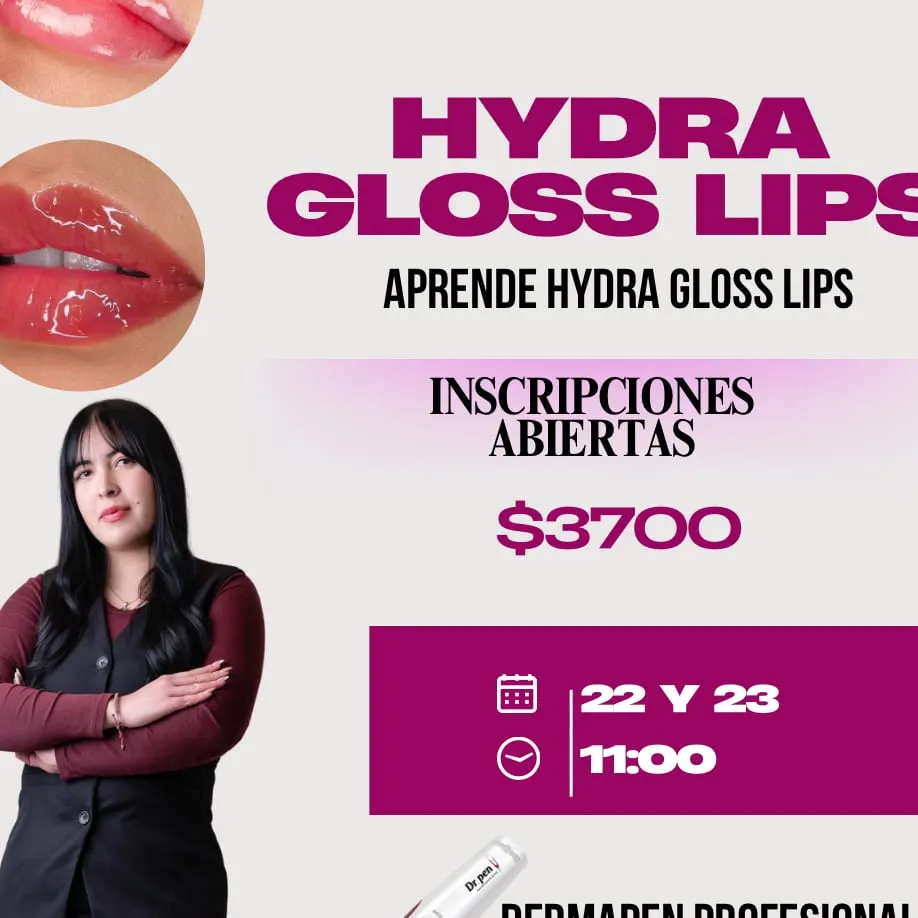 Capacitación Hydra gloss lips  sábado 