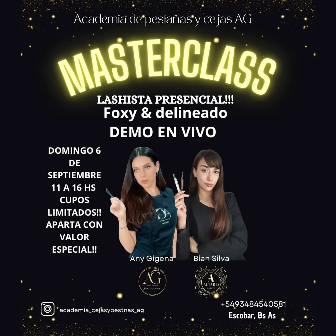 MASTERCLASS LASHISTA EFECTOS FOXY Y DELINEADO
