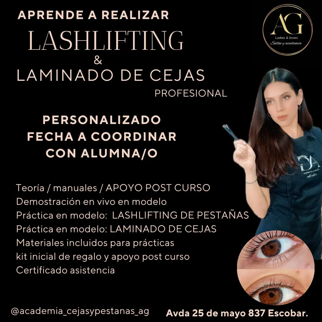 LASHLIFTING DE PESTAÑAS Y LAMINADO DE CEJAS  personalizado!