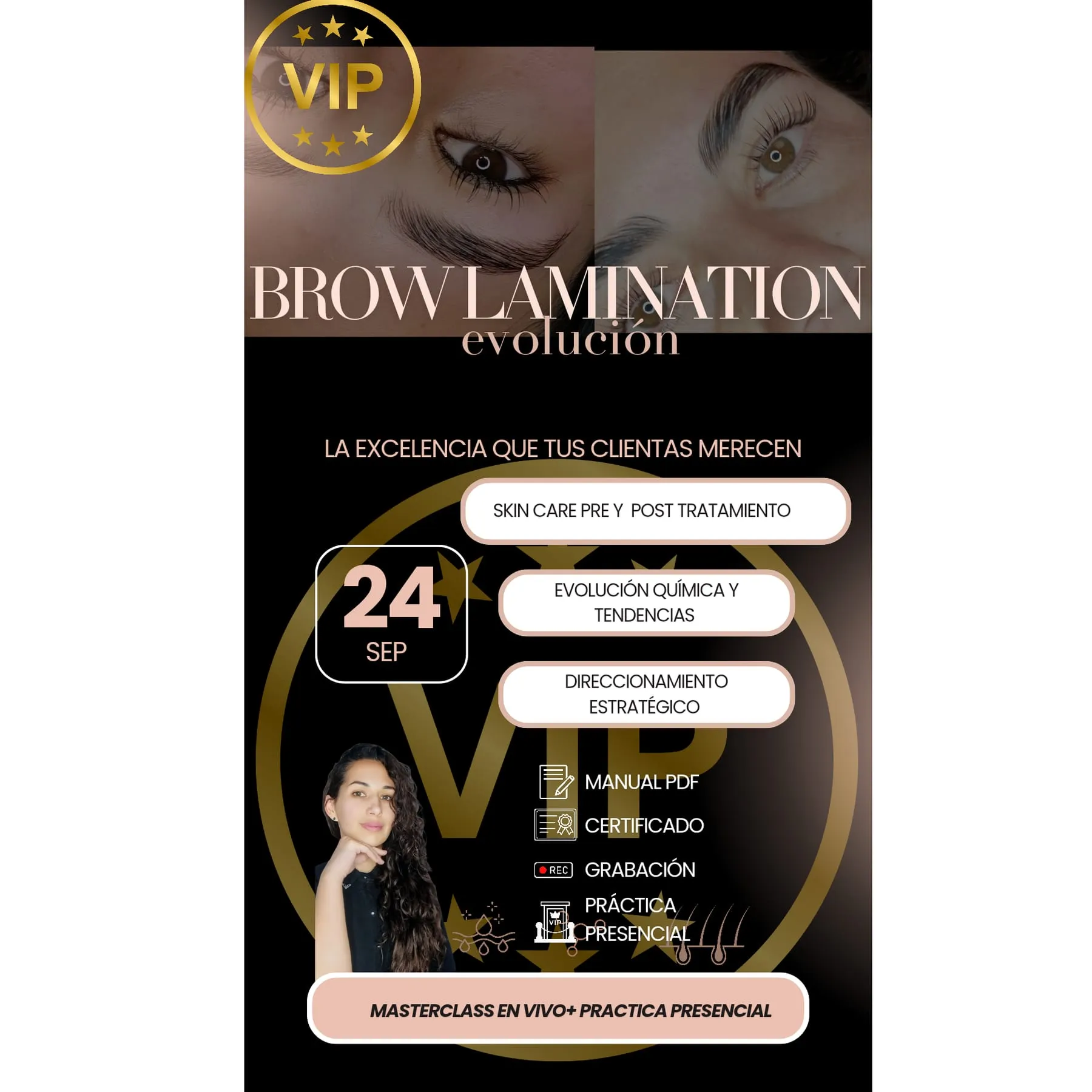 MASTERCLASS vip 👑 BROW LAMINATION EVOLUCIÓN 🧬