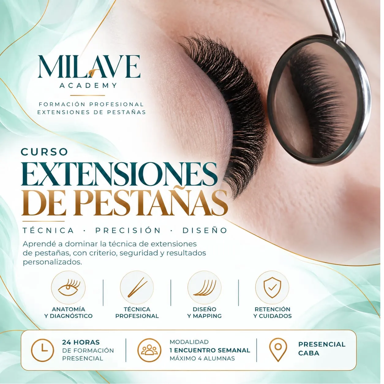 Curso profesional extensiones de pestañas 