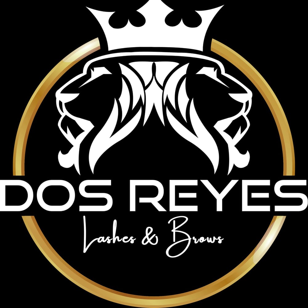 Logo de DOS REYES Lash & Brows