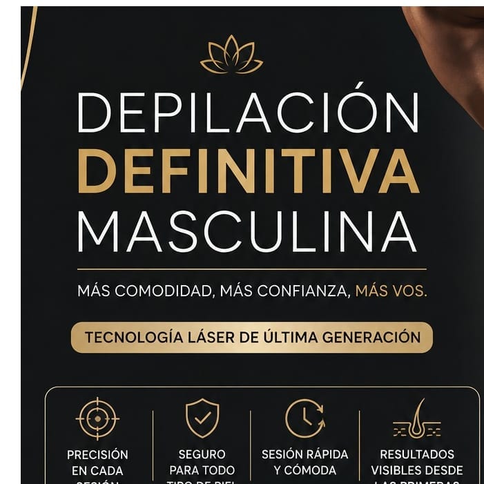 Logo de Depilación láser masculina 