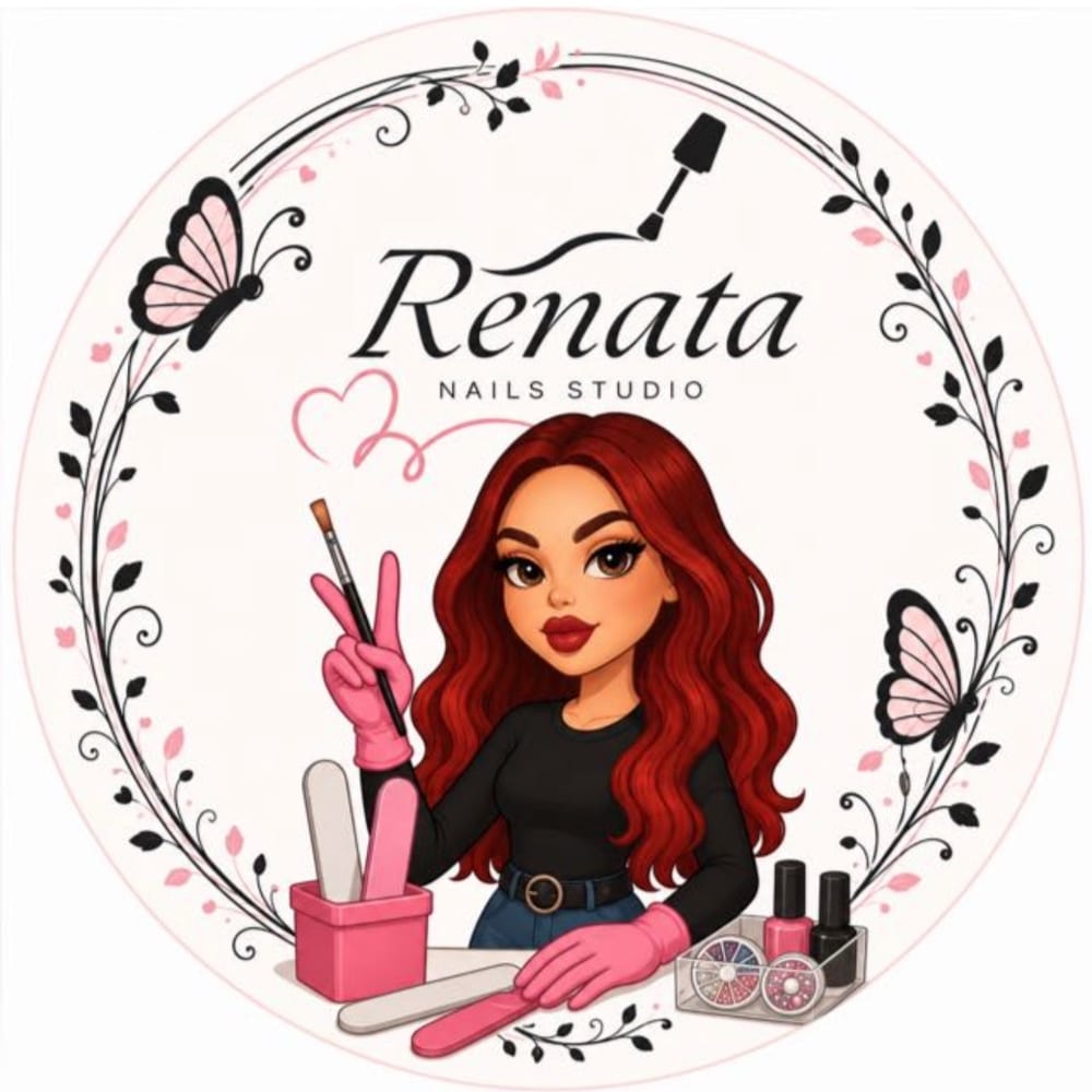 Logo de Renata nails Studio