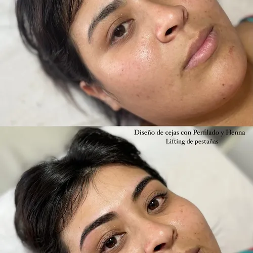 Diseño de cejas con Perfilado y Henna, de Aylén Miño Studio