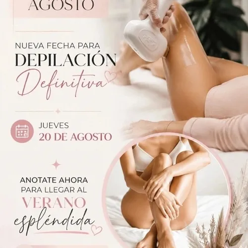 Depilación definitiva  Próxima fecha 