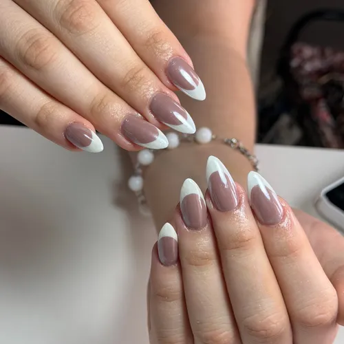Soft gel con french