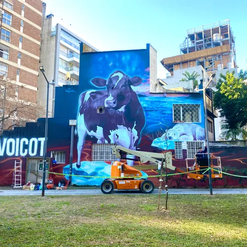 Mural para VOICOT 
