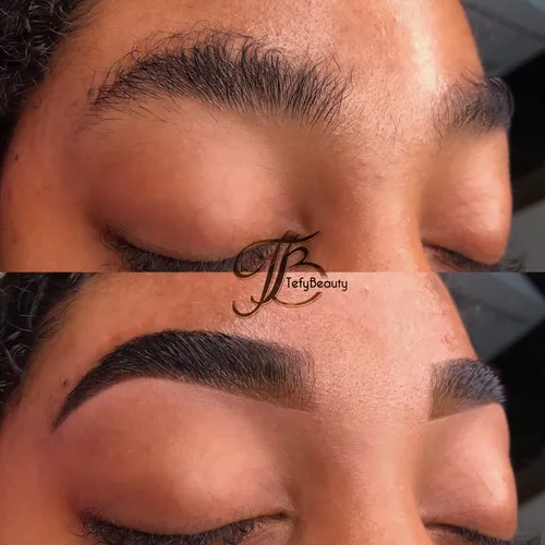Perfilado de cejas y henna