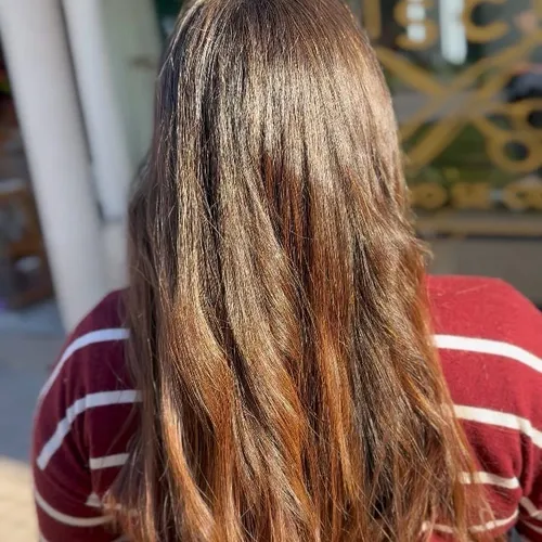 Mechas en tonos chocolates🚀