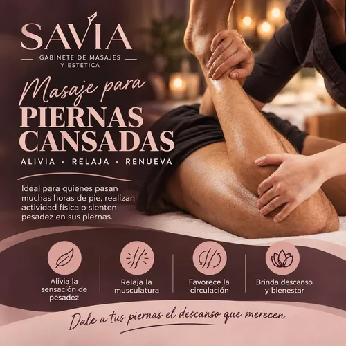 Trabajo de Savia masajes y estetica 